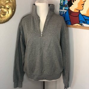 Brandy Melville 3/4 Zip Crewneck